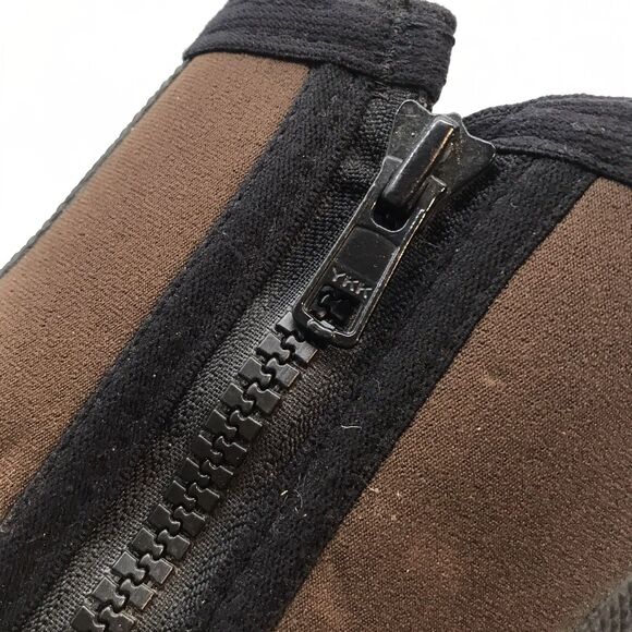 Cabela's Felt Sole Zip Wading Boot Men's M Brown Fishing Rafting Neoprene Rubber - Picture 10 of 10